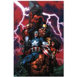 Marvel Comics  New Avengers #1  Numbered Limited Edition Giclee on Canvas by David Finch with COA.