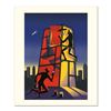 Image 1 : Mark Kostabi, "Panic In The Minefield" Limited Edition Serigraph, Numbered and Hand Signed with Cert