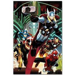 Marvel Comics "Avengers #5" Numbered Limited Edition Giclee on Canvas by John Romita Jr. with COA.