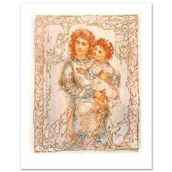  Millennium Joy  Limited Edition Lithograph by Edna Hibel (1917-2014), Numbered and Hand Signed with