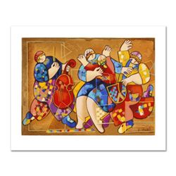 Dorit Levi,  Salsa Fun  Limited Edition Serigraph, Numbered and Hand Signed with Certificate of Auth