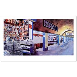 Ken Keeley,  My Underground: 34th St Station  Limited Edition Serigraph, Numbered and Hand Signed.