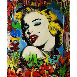 Nastya Rovenskaya- Mixed Media  Marilyn Monroe I 