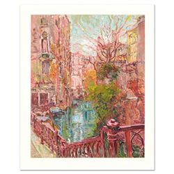 Marco Sassone,  Venice Reflections  Limited Edition Serigraph (32  x 40 ), Numbered and Hand Signed 