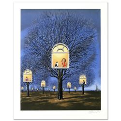  Suspended Promises  Limited Edition Hand Pulled Original Lithograph by Rafal Olbinski, Numbered and