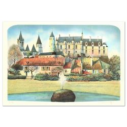 Rolf Rafflewski,  Chateau  Limited Edition Lithograph, Numbered and Hand Signed.