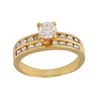 Image 1 : 14k Yellow Gold 0.75ctw Diamond Engagement Ring