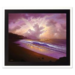 Jon Rattenbury, "Lullaby Seashore" Limited Edition Giclee on Canvas, Numbered and Hand Signed by the
