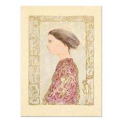 Edna Hibel (1917-2014), "China Profile" Limited Edition Lithograph on Rice Paper, Numbered and Hand 