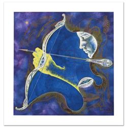 Lu Hong, "Sagittarius" Limited Edition Giclee, Numbered and Hand Signed with COA.