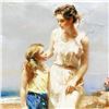 Image 2 : "By the Sea" Limited Edition Artist-Embellished Giclee on Canvas by Pino (1939-2010). AP Numbered an