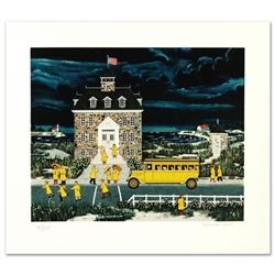  Downpour Down East  Limited Edition Serigraph by Jane Wooster Scott, Numbered and Hand Signed with 