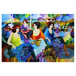 Patricia Govezensky- Original Acrylic on Canvas "My Dearest Friends"