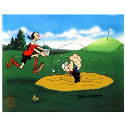 Myron Waldman (1908-2006).  A Day At The Links  Limited Edition Hand Inked and Painted Animation Cel