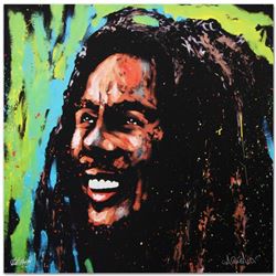  Bob Marley (Marley)  Limited Edition Giclee on Canvas (36  x 36 ) by David Garibaldi, Numbered and 