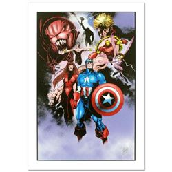  Avengers #99 Annual  Limited Edition Giclee on Canvas by Leonardo Manco and Marvel Comics. Numbered