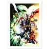 Image 1 : "Free Comic Book Day 2009 Avengers #1" Limited Edition Giclee on Canvas by Jim Cheung and Marvel Com