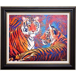 Vera V. Goncharenko- Original Oil on Canvas "Camouflage"