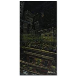"Roof Party" Limited Edition Giclee on Canvas by David Garibaldi, CC Numbered from the Miniature Ser