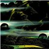 Image 2 : Eyvind Earle (1916-2000), "Fog Draped Hills" Limited Edition Serigraph on Paper; Numbered & Hand Sig