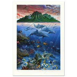 Robert Lyn Nelson, "Hawaiian Muses" Limited Edition Mixed Media, Numbered and Hand Signed with Certi