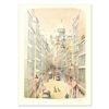 Image 1 : Rolf Rafflewski, "Paris II" Limited Edition Lithograph, Numbered and Hand Signed.