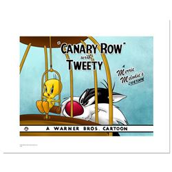  Canary Row  Limited Edition Giclee from Warner Bros., Numbered with Hologram Seal and Certificate o