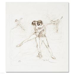  Pas de Deux  Limited Edition Lithograph by Edna Hibel (1917-2014), Numbered and Hand Signed with Ce