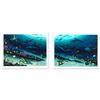 Image 1 : "Radiant Reef" Limited Edition Giclee Diptych on Canvas (35" x 26") by Wyland, Numbered and Hand Sig