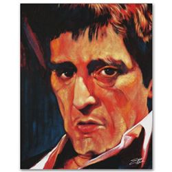 "Pacino" Limited Edition Giclee on Canvas by Stephen Fishwick, Numbered and Signed with COA. This pi