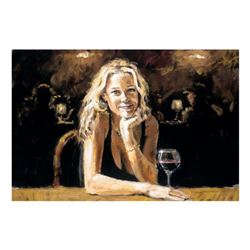 Fabian Perez,  First Blonde  Hand Textured Limited Edition Giclee on Board. Hand Signed and Numbered