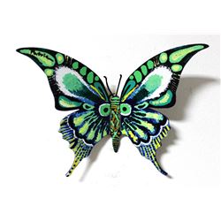 Patricia Govezensky- Original Painting on Cutout Steel "Butterfly CXLI"