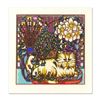 Image 1 : Mara Abboud, "Stained Glass Cat" Limited Edition Lithograph, Numbered and Hand Signed with Letter of