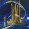 Image 2 : Peter (1913-2007) and Harrison Ellenshaw, "Gold Castle" Framed Limited Edition Giclee on Canvas 36" 