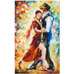 Leonid Afremov "Romantic Tango" Limited Edition Giclee on Canvas, Numbered and Signed; Certificate o