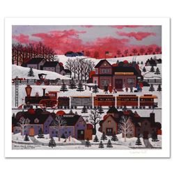 "Whistle Stop at Ashfield Junction" Limited Edition Lithograph by Jane Wooster Scott, Numbered and H