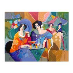 Isaac Maimon, "Cafe Array" Limited Edition Serigraph, Numbered and Hand Signed with Letter of Authen