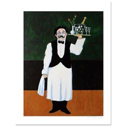 Guy Buffet, "Room Service" Limited Edition Serigraph; Numbered and Hand Signed with Certificate of A