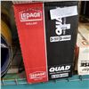 Image 2 : 2 CASES OF SEALANT FOR WINDOWS, DOORS, SIDING - ARCTIC WHITE AND TIMBER BACK BROWN