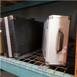 METAL TRIFOLD CASE AND MUSICAL INSTRUMENT CASE