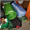 Image 1 : ASOLO ASTRO 3 TENT, 3 CAMP CHAIRS, AND SLEEPING PAD