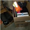 Image 2 : DART BOARD, RV FAUCET, CAKESICLE MAKER, AND CAR FLOOR MATS, AND BOX OF ESTATE GOODS