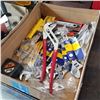 Image 1 : BOX OF NEW TOOLS - MOSTLY WRENCHES