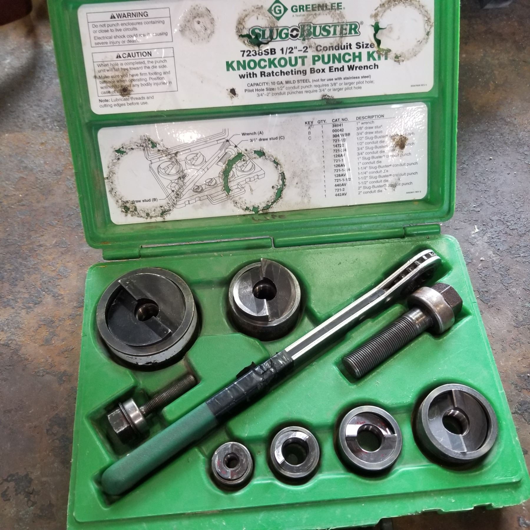 Knock Set KNOCKOUT PUNCH SET - Big Valley Auction