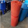Image 1 : ROLL OF ORANGE MESH
