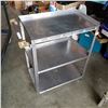 Image 1 : STAINLESS STEEL 3 TIERED CART