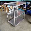 Image 3 : STAINLESS STEEL 3 TIERED CART
