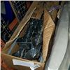 Image 3 : WORKMATE AND 2 BOXES OF SHELF BRACKETS, JOIST HANGERS, AND 2 SHOP CREEPERS