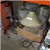 Image 1 : LOT OF WINE MAKING MASH BUCKETS, CARBOYS, AND LARGE BOTTLES
