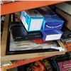 Image 1 : NEW CORK BOARD, 2 NEW PICTURE FRAMES, WATER PUMP, DVD PLAYER, ETC.